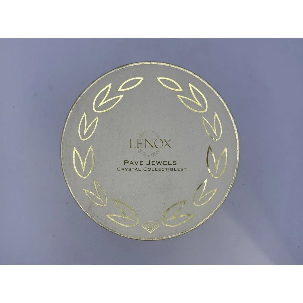 Lenox‎ Pave Jewels Diamonds & Pearls Mini Square Crystal Frame w/Box